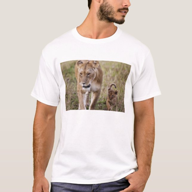 Camiseta Leoa com Filhote (Frente)