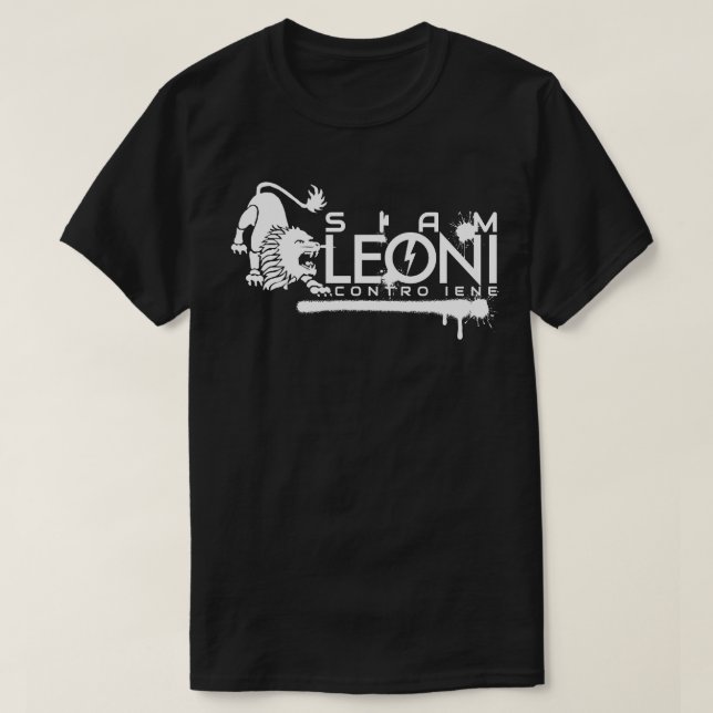 CAMISETA LEÕES CONTRA HIENAS (Frente do Design)