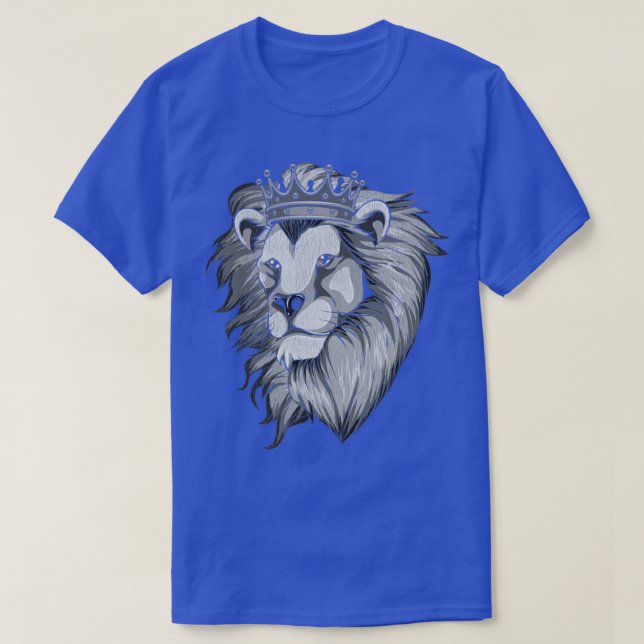 Camiseta Leões Crown Retro Lion (Frente do Design)
