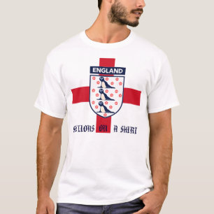 CAMISETA LEÕES DE MAR EM UM TSHIRT. DE INGLATERRA DA CAMIS