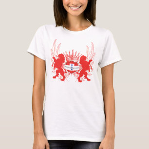 Camiseta Leões dobro customizáveis 3 estrelas amarelas