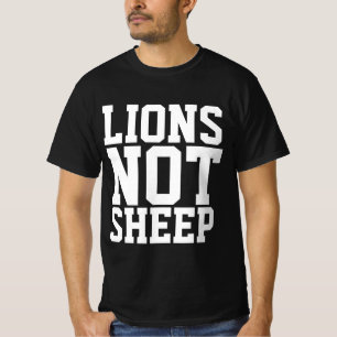 CAMISETA LEÕES NÃO CAMADAS DE OVELHA