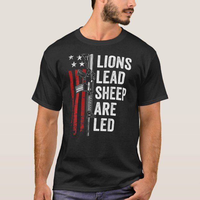 Camiseta Leões Ovinos De Chumbo São segundos De Led Alteraç (Frente)