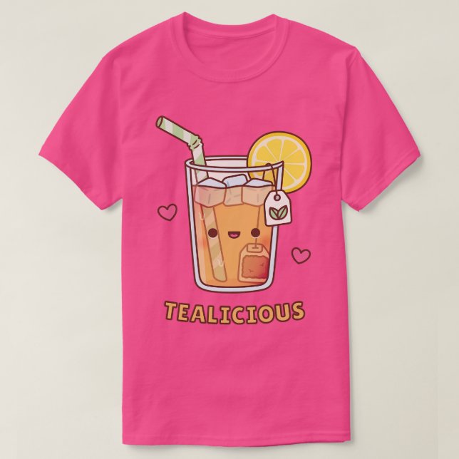 Camiseta Léon De Limão Forçado E Látea Tea Tealicious (Frente do Design)