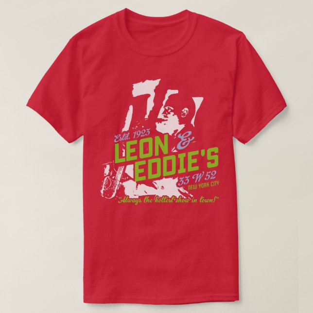 Camiseta Leon e Eddies (Frente do Design)