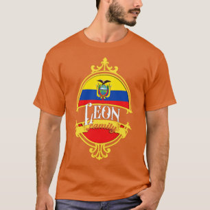 Camiseta Leon Family Equador flag