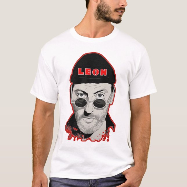 Camiseta Léon – Le nettoyeur au grand cœur (Frente)