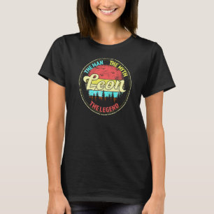 Camiseta Leon O Homem O Mito Os Homens Da Lenda Personaliza