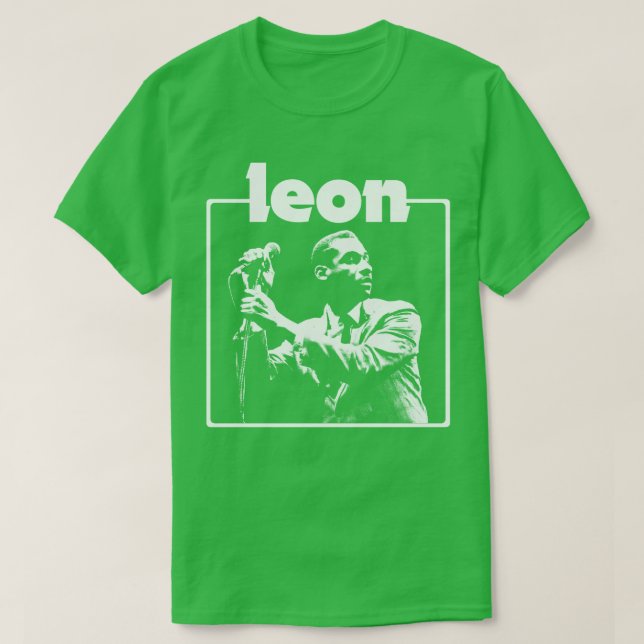 Camiseta Leon The White Stencil (Frente do Design)