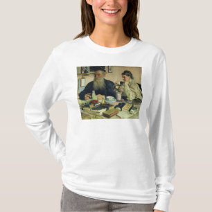 Camiseta Léon Tolstói com sua esposa em Yasnaya Polyana