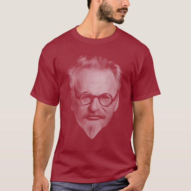 Camiseta Leon Trotsky, retrato da cabeça (Frente)