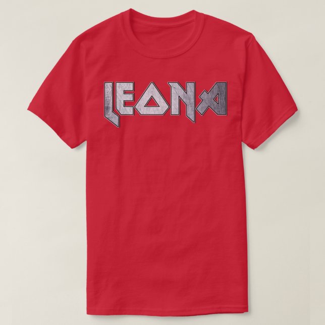 Camiseta Leona de metal pesado (Frente do Design)