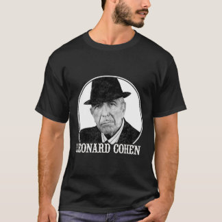 Camiseta Leonard Cohen Art 60s Estilo