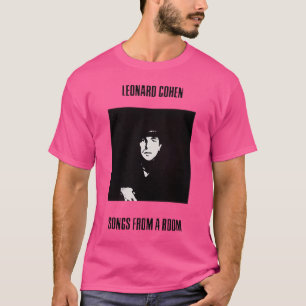 Camiseta Leonard Cohen Arte Estética Para Fãs