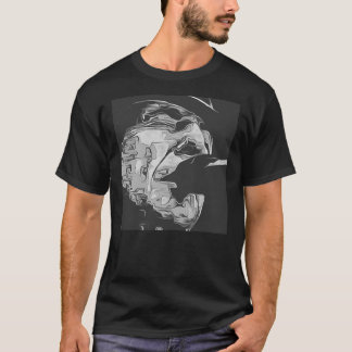 Camiseta Leonard Cohen Desenhar Digital Original de Alta Qu