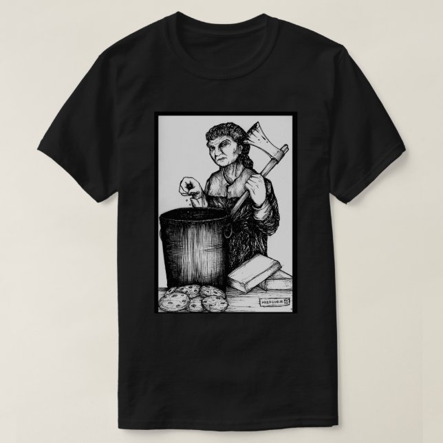 Camiseta Leonarda Cianciulli (Frente do Design)