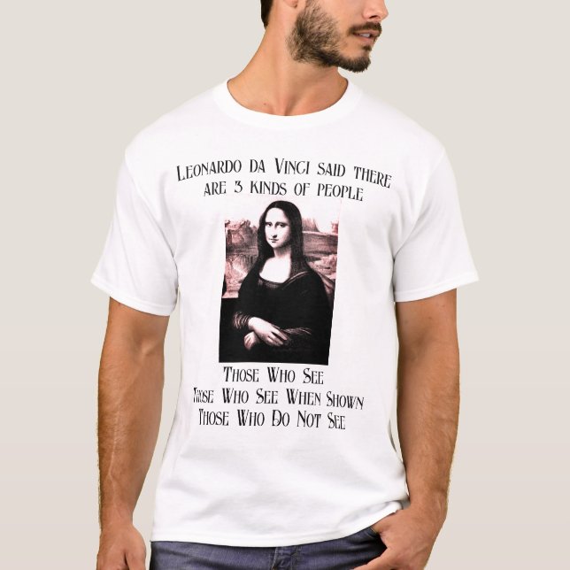 Camiseta Leonardo da Vinci disse... (Frente)