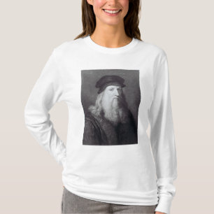 Camiseta Leonardo da Vinci, gravado por Raphael