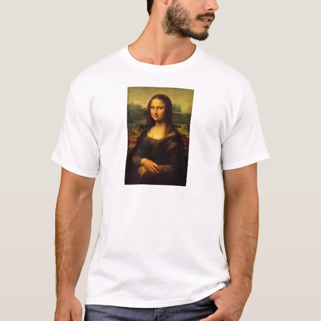 Camiseta Leonardo da Vinci, Mona Lisa (Frente)