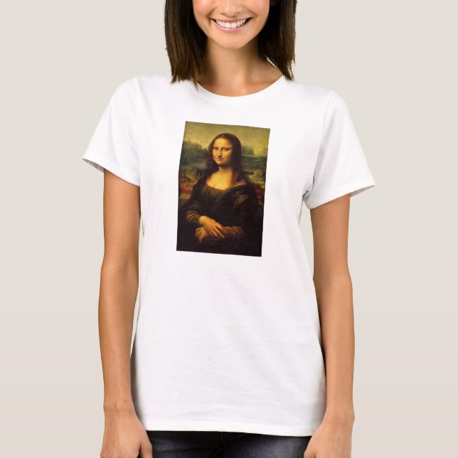 Camiseta Leonardo Da Vinci - Mona Lisa (Frente)