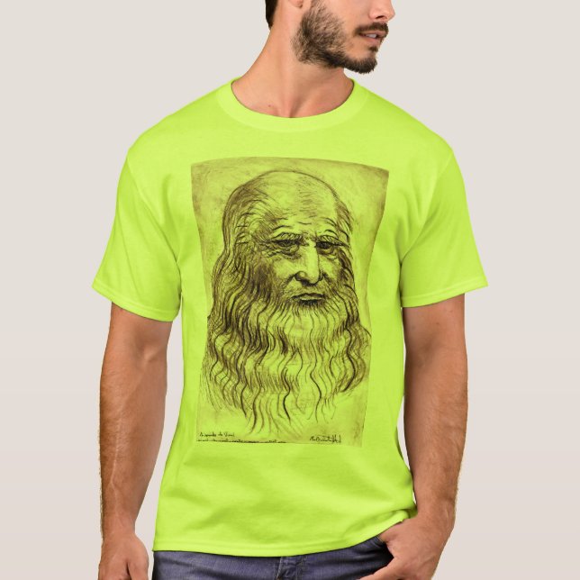 Camiseta Leonardo da Vinci - T-Shirt (Frente)