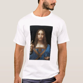 Camiseta Leonardo da Vinci's Salvator Mundi