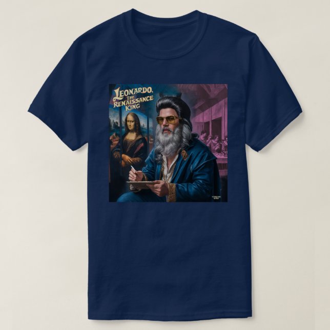 Camiseta Leonardo, o Rei Renascentista (Frente do Design)