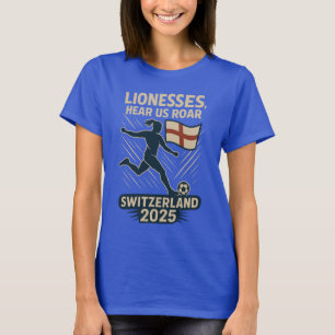 Camiseta Leonas, Ouça-nos Rugir – Futebol Feminino Inglês