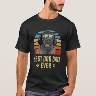 Camiseta Leonberger Melhor Pai de Cachorro de Todos os Temp