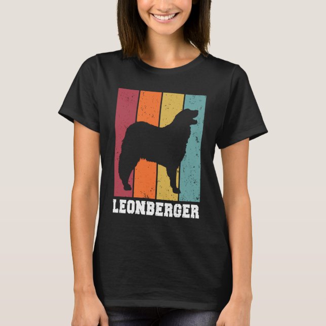 Camiseta Leonberger Vintage  2 (Frente)
