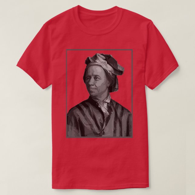 Camiseta Leonhard Euler (Frente do Design)
