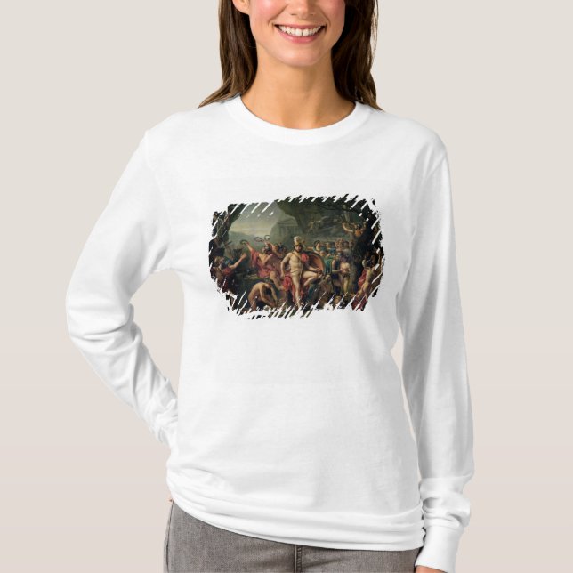 Camiseta Leonidas em Thermopylae, 480 BC, 1814 (Frente)