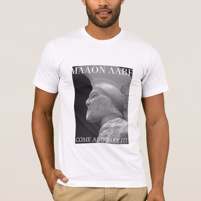 CAMISETA LEONIDAS MALON LABE, VEM TOMÁ-LO! (Frente)