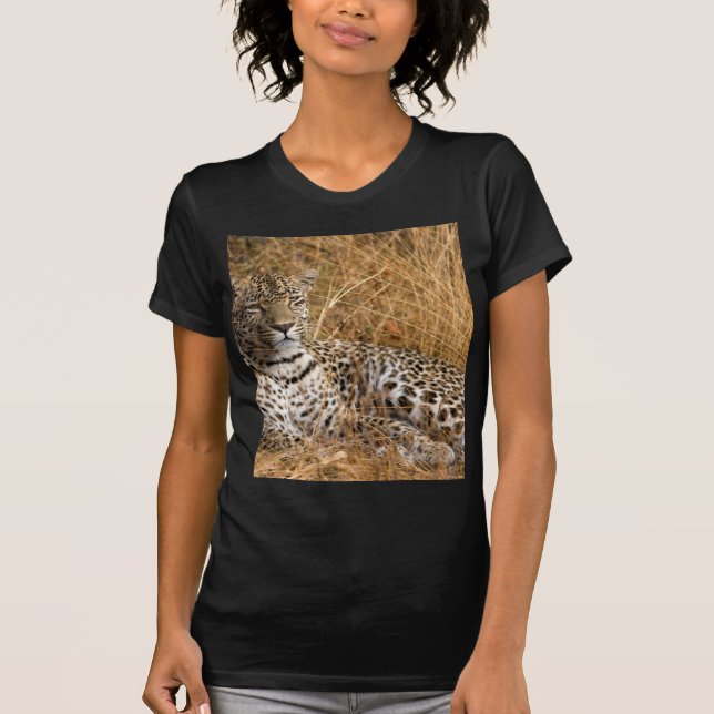 Camiseta Leopad - Karula e filho fêmeas (Frente)
