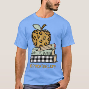 Camiseta Leopard Apple EDUCATOR LIFE Back To School Classic