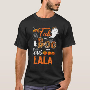 Camiseta Leopard Fab Boo Lous Lala Frita de Halloween