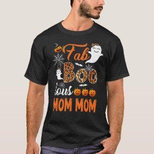 Camiseta Leopard Fab Boo Lous Mãe Mamãe Mãezinha Custo do D