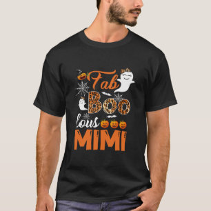 Camiseta Leopard Fab Boo Lous Mimi Spooky Mimi Halloween Co