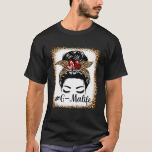 Camiseta Leopard G Mãe Vida Mensagem Bun Dói Dia das Mães