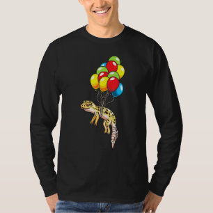 Camiseta Leopard Gecko Com Balões