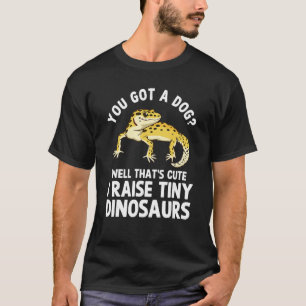 Camiseta Leopard Gecko I Levanta dinossauros minúsculos Leo
