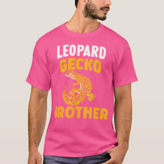 Camiseta Leopard Gecko Irmão Lizard Reptile Lizards Leopa