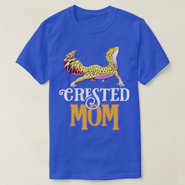 Camiseta Leopard Gecko Mãe Gecko Lover Lover Réptil-leopard (Frente do Design)