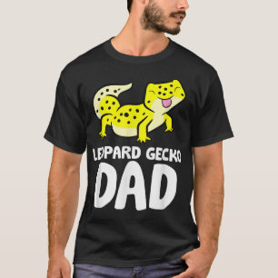 Camiseta Leopard Gecko Pai Lizard Réptil Padre Leopard Ge