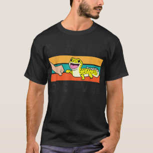 Camiseta Leopard Gecko Papa Melhor Pai de Gecko Leopard do