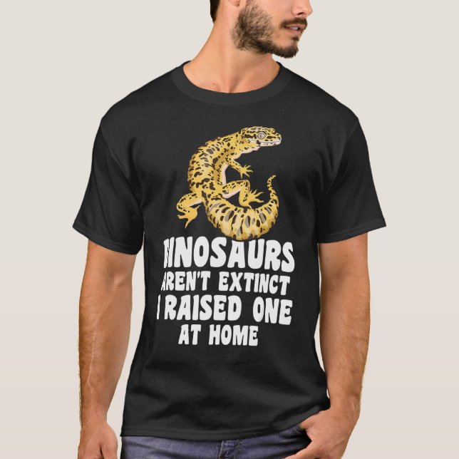 Camiseta Leopard Gecko Reptile Cute Lizard Pet Gecko Keepe (Frente)