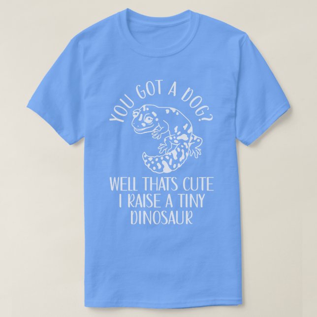 Camiseta Leopard Gecko Tiny Dinossaur Leopard Geckos Lizard (Frente do Design)