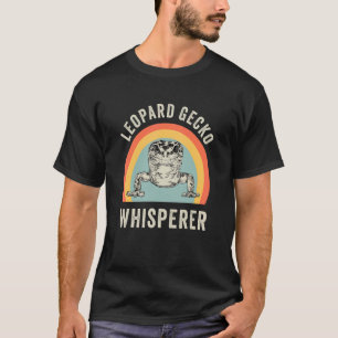 Camiseta Leopard Gecko Whisperer Reptile Animal Mãe Pai