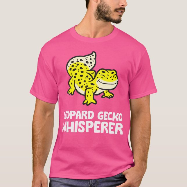 Camiseta Leopard Gecko Whisperer Reptile Lover Leopard Geck (Frente)