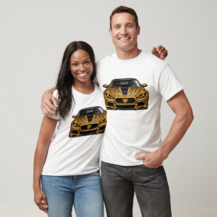Camiseta Leopard Gold Performance Coupe — BV-TLG Vista Fron